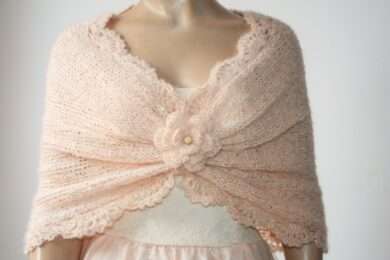 sal crosetat manual pentru nunta si mirese