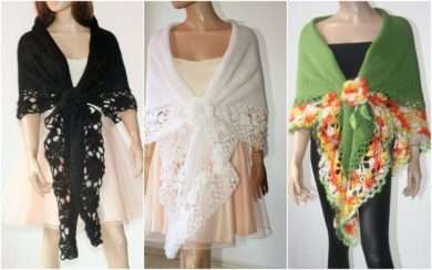 sal crosetat si tricotat triunghiular tutorial cu poe si explicatii