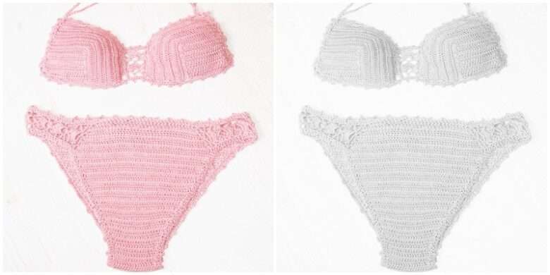 costum de baie crosetat ,tutorial cu poze si explicatii pas cu pas