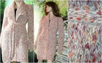 cardigan de dama tricotat manual tutorial cu poze si explicatii pas cu pas