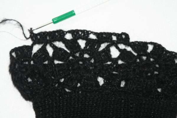 Bereta tricotata si crosetata manual ; tutorial cu poze si explicatii