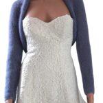 bolero cashmere albastr denim