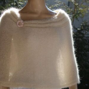 capa șal mohair pentru mirese