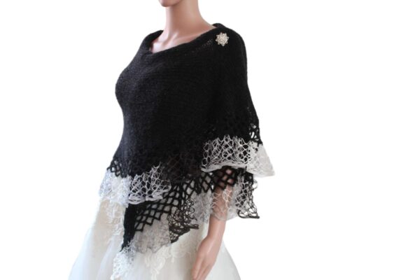 sal negru gri inchis mohair (17)-Photoroom sal negru elegant din mohair cu matase pentru nunti si ocazii speciale