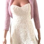 Bolero roz pentru mireasa