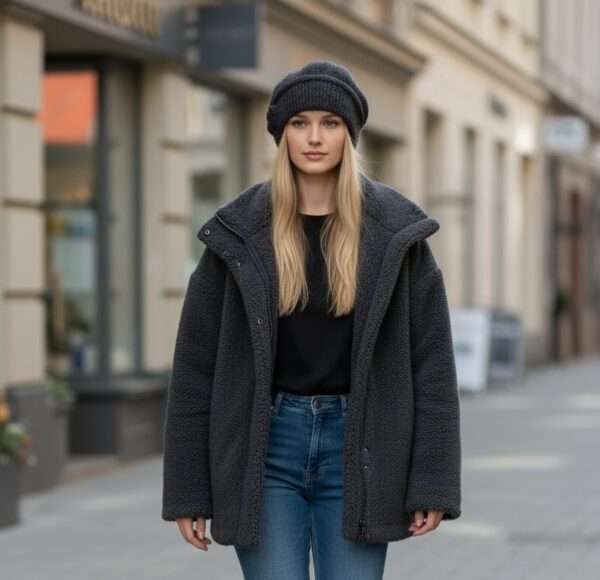 bereta gri charcoal mohair