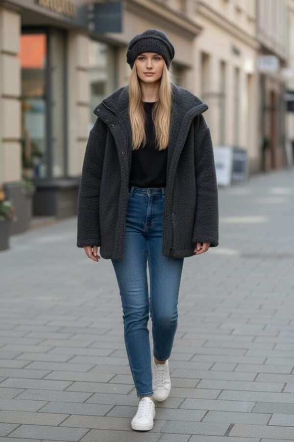 bereta gri charcoal mohair Descoperă farmecul atemporal al unei berete tricotate manual din cel mai fin fir mohair Visone de la renumita Filatura Lineapiù Italia – simbol al calității și stilului autentic italian. Cu o compoziție de 38% super kid mohair, 38% lână merino, 19% poliamidă și 5% elastan, această beretă îmbină finețea naturală a fibrelor nobile cu elasticitatea și confortul modern. 🌸 Textura pufoasă și aerată oferă o senzație plăcută la atingere, menținând totodată căldura fără a îngreuna purtarea. 🎨 Culoarea maro ciocolata, sofisticată și versatilă, completează perfect orice ținută, de la casual la elegantă. 🧵 Fiecare piesă este realizată manual, cu atenție la detalii, rezultând un accesoriu unic, cu un aspect rafinat și atemporal. 💫 Ușoară, moale și elastică, această beretă devine accesoriul ideal pentru sezonul rece – o alegere inspirată pentru femeia care apreciază calitatea, confortul și stilul natural.