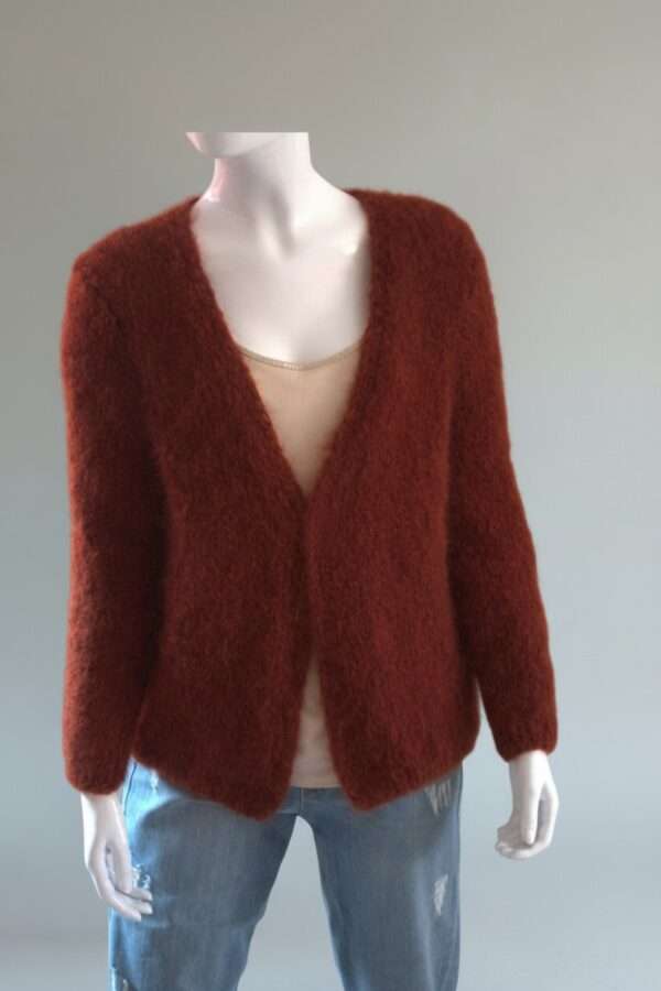pulover cardigan mohair maro roscat