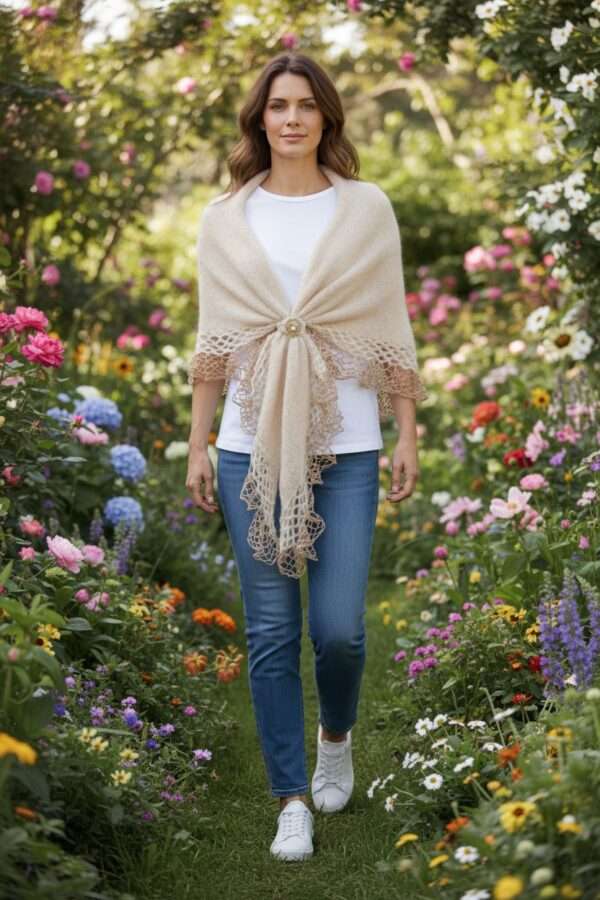 șaluri tricotate elegante mohair (19)