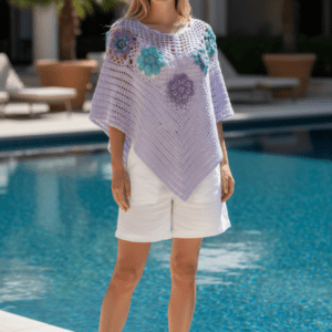 Poncho crosetat manual